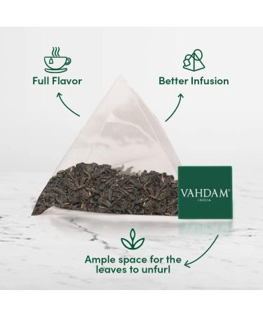 Vahdam Teas Black Darjeeling Tea - 15 Premium Tea Bags (1.06 oz) | Authentic Flavor - Buy Online on SooperMarket.com