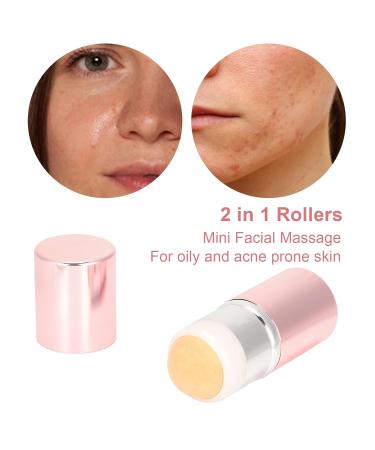 Oil Absorbing Face Roller - Portable Volcanic Oil Control Roller in Pink Aluminum Alloy | International Shipping Available - Buy Online on SooperMarket.com
