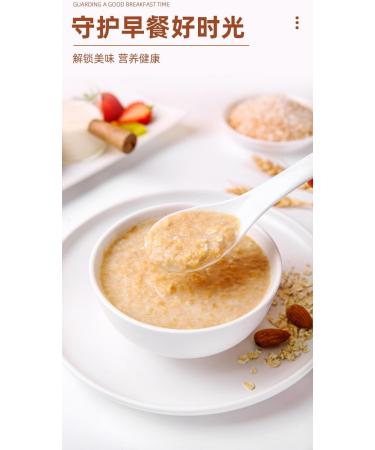 Hericium erinaceus milk oatmeal Ready to eat breakfast Congee Chinese Specialties Instant breakfast filling substitute powder Cereal Snack gift pack Healthy and nutritious food (3 cans) - Buy Online on SooperMarket.com