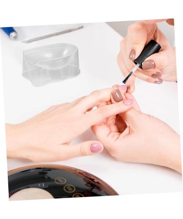 FRCOLOR Thehomeuse Powder Box for Dipping Nails Starter Set 12 Pieces Recycling System for Nail Powder Nail Tip Shape Guides Manicure Nail Art Tool Container for Nail Dipping Powder 5X4X2.5CMx2pcs White x 2 pieces - Buy Online on SooperMarket.com