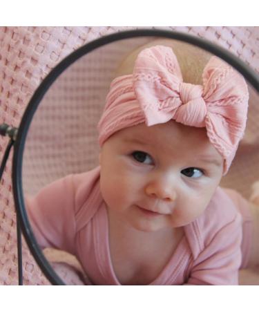 Shop Eihi 4-Piece Baby Girls Headband Set | Nylon Hair Bands for Newborns & Toddlers - 4 Colors Available - Buy Online on SooperMarket.com