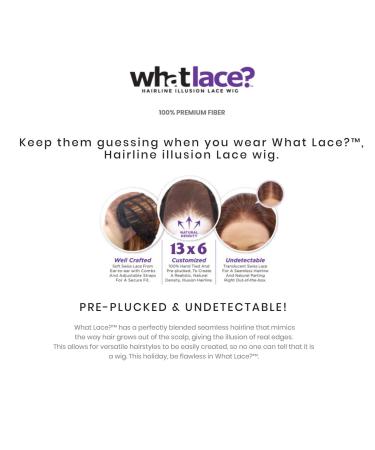 Sensationnel Cloud 9 WHAT LACE 13x6 Wig - Hand Tied Synthetic Hair Illusion Lace Frontal - Audry - Buy Online on SooperMarket.com