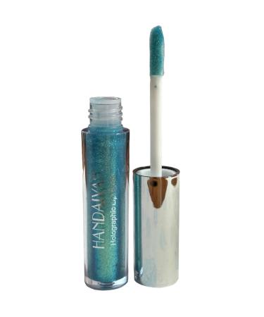 Diva Stuff Teal Shimmer Sheer Holographic Lip Gloss Dramatic and Long Lasting