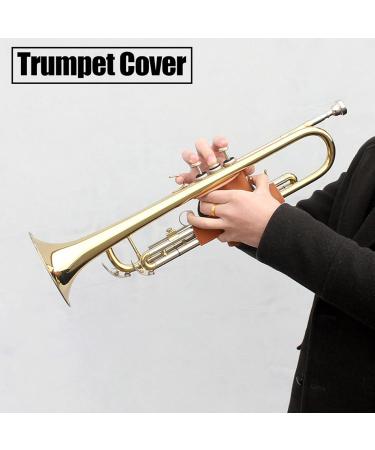Oumefar Trumpet Case - Anti-Scratch PU Leather 10x7x2 Protective with Hook & Loop for Accessories - International Shipping Available - Buy Online on SooperMarket.com