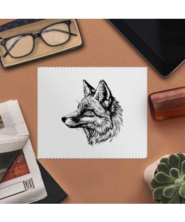 Buy 'Fox Side Profile' Microfiber Cleaning Cloths - Premium Quality & Fast International Shipping - Buy Online on SooperMarket.com