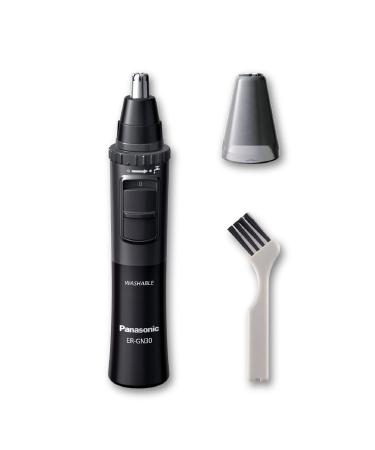 Panasonic Men's Ear and Nose Hair Trimmer | Wet/Dry, Hypoallergenic Dual Edge Blade | ER-GN30-H Black - Buy Online on SooperMarket.com
