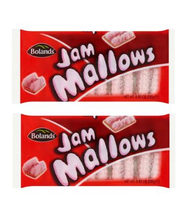 Marshmallow Cake Bundle Containing Bolands Jam Mallows 250g (2 Pack)