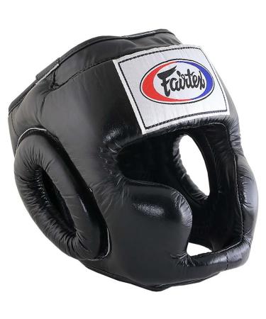 Fairtex head protection HG3 black head guard MMA Muay Thai protector Thai boxing XL