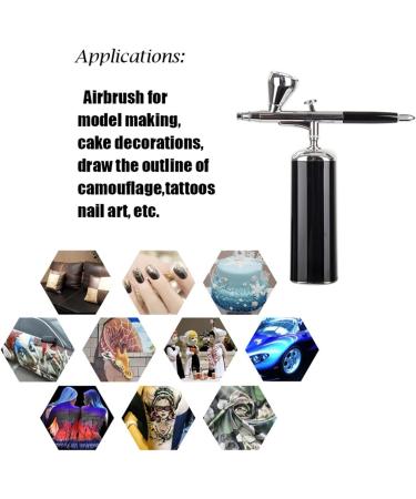 Handheld Paint Sprayer Rechargeable Airbrush Kit High Pressure Electric Mini Handhold Cosmetics Air Brush Scale Models Makeup Nail Art Compressor Set - Buy Online on SooperMarket.com