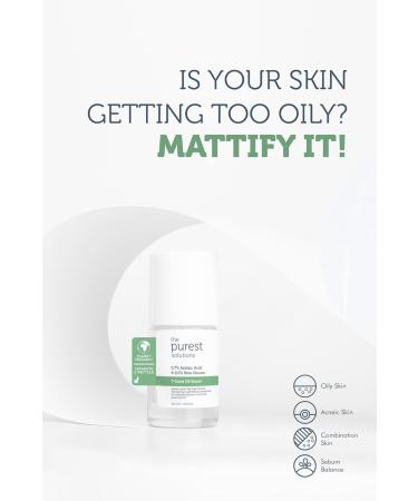 Buy The Purest Solutions T-Zone Oil Eraser - Anti-Blemish Skincare with 0.7% Azelaic Acid & 0.5% Beta Glucan - Vegan Solution for Oily Acne-Prone Skin - 0.34 fl. oz - International Shipping Available - Buy Online on SooperMarket.com