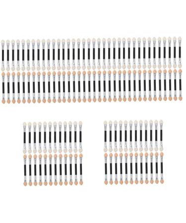 Didiseaon 120 Pcs Latex Eye Shadow Stick Makeup Brush Eyeshadow Brush Eyeshadow Double Sided Mini