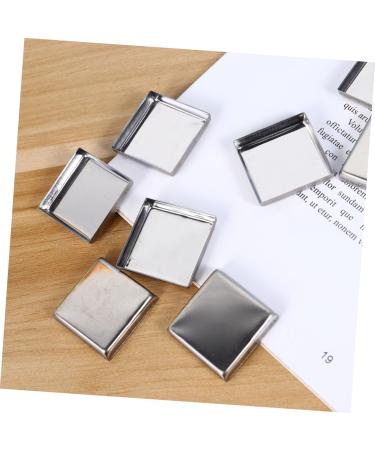 FOYTOKI 180 Pcs Pans for Eyeshadow Empty Eyeshadow Tins Makeup Tin Pans Empty Eyeshadow Pans Square Magnets - Buy Online on SooperMarket.com