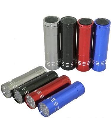 OSALADI 9 Uv Flashlight Mini Uv Nail Lamp Portabel Torch Mini Uv Touch Uv Led Flashlight Money Detector Light Mini for Nails Glow in Dark Flashlights Led Nail Lamp Portable Jewelry - Buy Online on SooperMarket.com