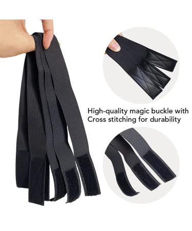 Golden Label Elastic Bands for Lace Frontal Melt Wigs - 2 PCS Black - Buy Online on SooperMarket.com