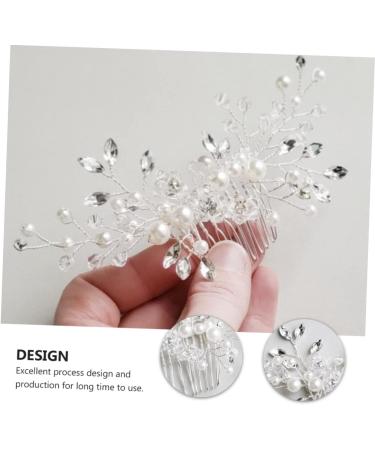Mikinona 1 PC Piece Pearl Comb Wedding Hair Comb Bridal Hair Comb Wedding Headdress Wedding Hair Headdress - Buy Online on SooperMarket.com