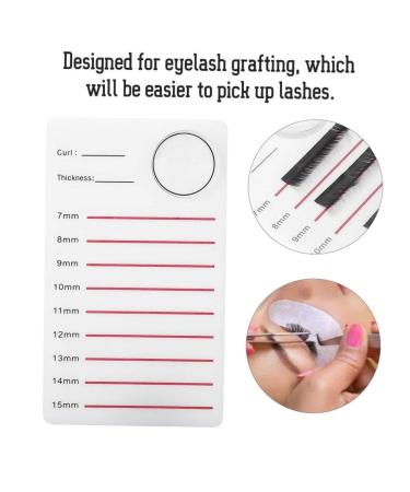 Eyelash Extensions Tray for Salon - Plastic Stand for Black Mink False Lashes | Convenient Pallet Holder Style 2 - Shop Internationally - Buy Online on SooperMarket.com
