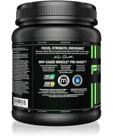 KAGED MUSCLE Pre Workout Powder for Men & Women - Intense Energy, Focus & Pumps - Fruit Punch Flavor - 20 Servings - Buy Online on SooperMarket.com