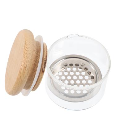 FOYTOKI Nail Art Brush Cup Glass Nail Dish Cup Glass Nail Cup Manicure Nail Cup Nail Dish Cups with Lids Dappen Dish for Acrylic Nails Acrylic Nail Tools Nail Dappen Dish Nail Dish Bowl