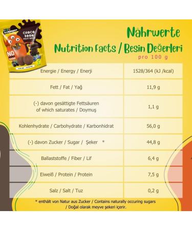 RAWBERRY Children's Cocoa Fruit Balls - No Added Sugar Gluten Free Vegan Snack (8 x 50 g) | Healthy International Shipping - Buy Online on SooperMarket.com