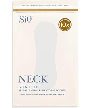 SiO Beauty NeckLift | Neckline Anti-Wrinkle Patch | Overnight Smoothing Silicone Patches For Neck Wrinkles, Fine Lines And Turkey Neck Beige