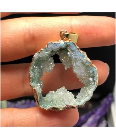 Crystal Rough Natural Crystal Rough Natural Blue Crystal Original Stone Crystal Necklace - Buy Online on SooperMarket.com