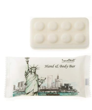 Travelwell Landscape Series Hotel Mini Soap Bars 1.0oz/28g Individually Wrapped 100 Bars per Box | Travel Size Toiletries | Hotel Toiletries Bulk Set 1 Ounce (Pack of 100)