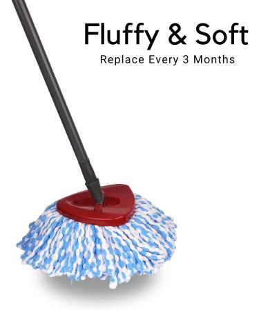 4 Pack Microfiber Mop Head Refills for Ocedar 2-Tank System - Rinse Cleaning, Compatible Replacement - Buy Online on SooperMarket.com