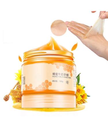Hand wax hand mask honey exfoliating remove dead skin mask cracked hands mask hydrating peeling nourish whitening skin whitening moisturizing hand and foot care peeling