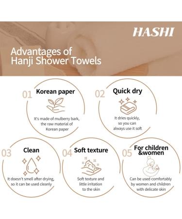Korean Body Exfoliating Cloth for Sensitive Skin - Eco-Friendly Wash Scrubber for Clean Shower Towels - Loofah Scrub for Back - 11.4 x 38.2 Inches - Buy Online on SooperMarket.com