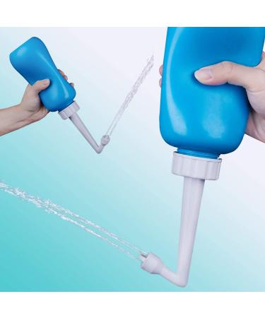 Butt Buddy Go - Portable Handheld Bidet & Fresh Water Bottle Sprayer (for Home, Travel, Outdoors | Retractable Nozzle, Soft-Squeeze Plastic, Large Volume | Stay Clean On-The-Go | Carry Bag Included)