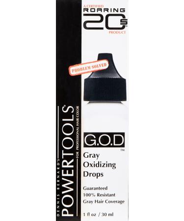 Authentic GOD Original Gray Oxidizing Drops | Mix for Guaranteed Grey Coverage 1 Fl Oz - Buy Online on SooperMarket.com