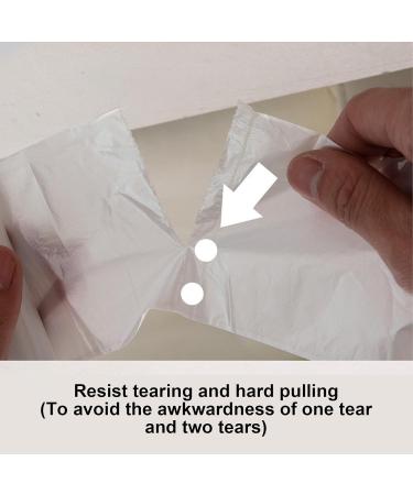 Garbage Bags | 1 Roll/Strong Unscented Garbage Bags Desktop Trash Can Wastebasket Liners for Kitchen Bedroom Living Room Dormitory Car Offices - Buy Online on SooperMarket.com