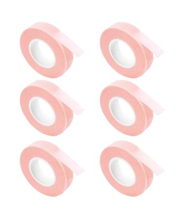 Sibba 6 Roll Eyelash Tape for Extension - Breathable Micropores Fabric for Under Eye Bands - Pink Lash Extension Tools - Buy Online on SooperMarket.com