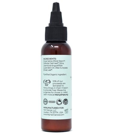 Organic Dry Shampoo Volume Powder for Blonde and Dark Hair - Lavender Oil Scented, 1 Ounce - Buy Online on SooperMarket.com