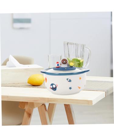 Zerodeko 1pc Instant Noodle Soup Bowl Ramen Bowls Ceramic Cereal Bowl Rice Container Cartoon Student Oven - Buy Online on SooperMarket.com