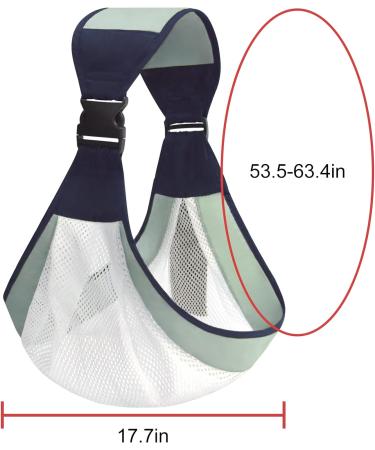 CUBY Portable Breathable Baby Carrier - 3D Mesh Fabric, Adjustable for Newborn to 24 Months, 45 lbs - Easy Toddler Carrier in Mesh Green - Buy Online on SooperMarket.com