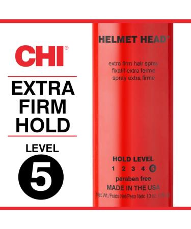 CHI Helmet Head Extra Firm Hairspray 10 oz (Pack of 2) Unscented 10 Ounce (Pack of 2) - Buy Online on SooperMarket.com