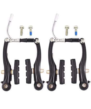 V Brakes for Bikes Linear Bicycle Brake Set LITEONE Mountain Bike Front and Rear V Brakes Set Replacement Parts fit for Most MTB BMX Road Bike 1 Pair