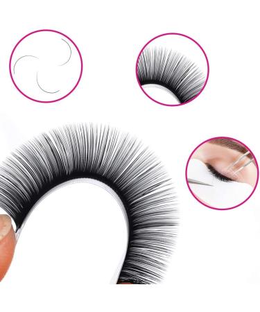 Fadlash Easy Fan Lashes DD Curl 0.07 11-19mm Mixed Length Russian Eyelashes Extensions - Buy Online on SooperMarket.com