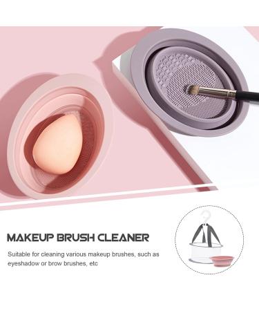Buy Makeup Brush Cleaning Set - Silicone Cleaner Drying Hanger & Mat | International Shipping - Buy Online on SooperMarket.com