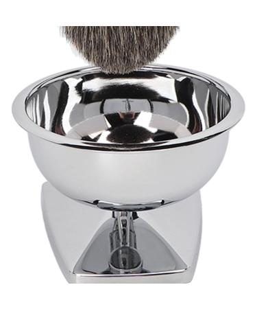 Men's Shaving Brushes Kit - 4 in 1 Stainless Steel Razor Blades Holder & Soft Cleaning Brush | Perfect Father's Day Gift Set for Men - Buy Online on SooperMarket.com