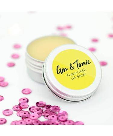Gin and Tonic Lip Balm - Hand-Poured Hydrating Treatment for Chapped Lips (12g) - Vegan-Friendly Formula with Candelilla Wax for Nourishment and Repair - Buy Online on SooperMarket.com