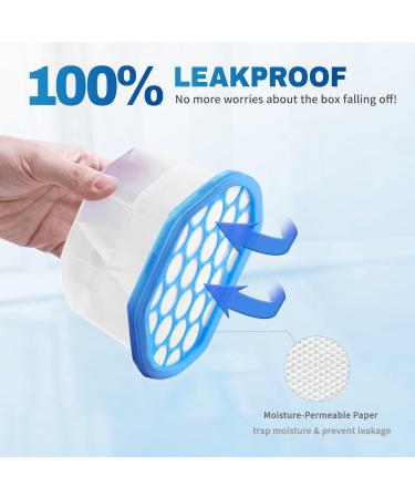 Vacplus 12 Pack Moisture Absorbers - 10.5 Oz Humidity & Odor Eliminators for Bathroom Closet & Kitchen - Fragrance Free - Blue - Buy Online on SooperMarket.com