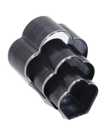 Crown-Shaped Leather Dance Tool Set - 3-Part Craft Punching Equipment | Alloyed Steel 1-Hole Hollow Punch - Buy Online on SooperMarket.com