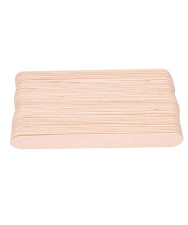 50pcs Wooden Wax Spatula - Disposable Facial Mask & Hair Removal Applicator | Best Quality Tongue Depressor for Spa & Home Use - Buy Online on SooperMarket.com