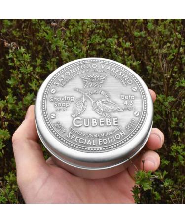 Saponificio Varesino Cubebe Special Edition Hard Shaving Soap 150g - Premium Grooming Essential - Buy Online on SooperMarket.com