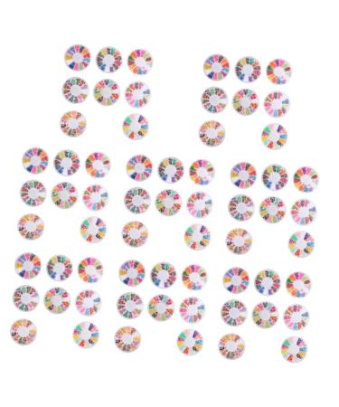 Beavorty 64 Boxes Soft Pottery DIY Craft Flatback Fruit Slices for Lip Gloss Nail Slices Round Spacer Beads Clay Beads for Jewelry Lovely DIY Patch Decor Nail Flakes Polymer Clay Cartoon 3d