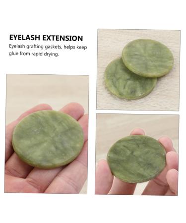 FOMIYES 6pcs Eyelash Tools - Jade Stones & Extension Palette for Lash Extensions | Premium Eyelash Accessories & Natural Ore Glue - Buy Online on SooperMarket.com