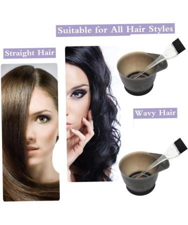 Professional Salon Hair Coloring Dyeing Kit Hair Dye Kit Hair Coloring Kit Hair Dye Color Brush and Bowl Set Dye Brush Mixing Bowl for Hair Tint Dying Coloring Applicator Grey Gray - Buy Online on SooperMarket.com