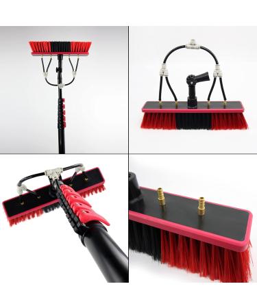 12Ft-36Ft Photovoltaic Panel Cleaning Brush Window Cleaning Pole Water Fed Brush Extension Pole Roof Glass Cleaning Brush Commercial Cleaning Tools/20Ft 35cm Brush Head 6M/21FT - Buy Online on SooperMarket.com